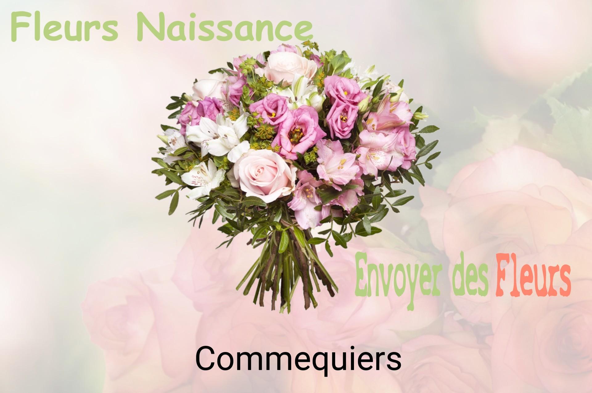 Bouquet de fleurs de naissance livré à Commequiers